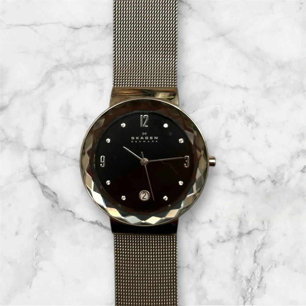 Skagen Ladies Crystal Date Watch